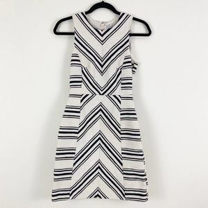 H&M Striped Sleeveless Lined Dress Size 4